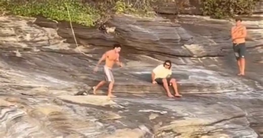 El impactante video del salto de Santiago Bourdieu, el joven que murió tras tirarse al mar desde un acantilado en Hawaii