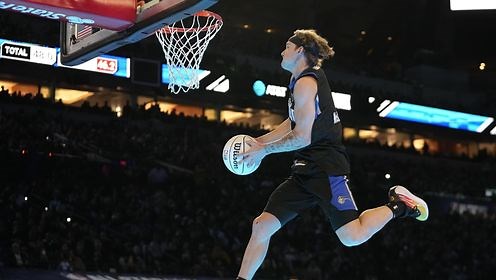 《NBA全场集锦》【球星】2024全明星扣篮大赛麦克朗扣篮集锦：上演飞跃平筐暴扣成功卫冕扣篮大赛冠军