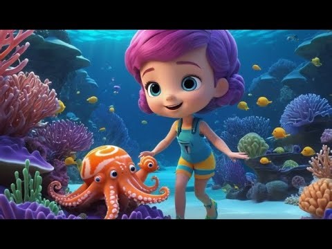 Las conchas de nautilus se mueven en espiral | Canción Infantil en Español | Rima Para Niños