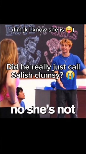 Salish is clumsy #salishmatter #shorts #jordanmatter