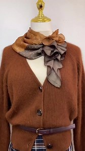 2.1M views · 24K reactions | Learn more on tiktok #scarf #silkscarf #dressup #dresses #fasiondress #fasion #learnontiktok_cut | Fix by me | Facebook