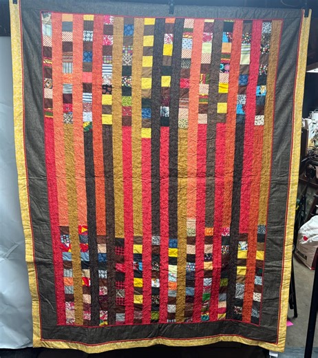 Racing Stripes Quilt - Etsy