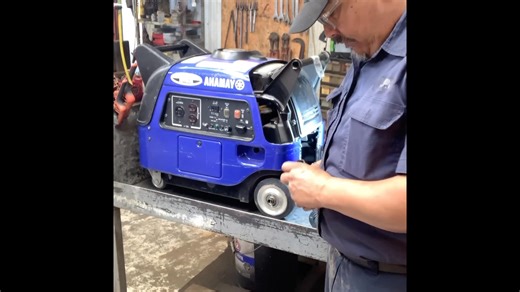 YAMAHA EF300iS Generator. Simple Recoil Rope replacement !!! This suitcase generator needed a new starter rope replaced. Check it out. We hope it helps. If you have more questions, let us know in the DM's. SMASH THE LIKE BUTTON, share and save this video!!!! | A B U E L O Z | Facebook