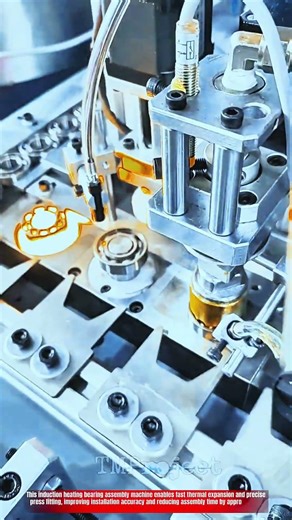 Innovative Bearing Assembly Induction Heating Machine : Best Precision Fit Pressing