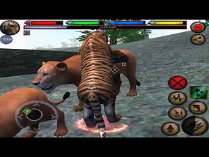 Tiger Of The Jungle VS Lion, Elephant, Gorilla, Crocodile, Ultimate Jungle Simulator
