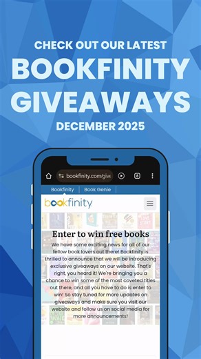 🎉🏆 December is packed with new Bookfinity Giveaways! Enter to win classic reads, a heart-pounding thriller bundle, a graphic novels bundle, a must-have cookbook, and exciting new releases dropping this month. Don’t miss your chance to score your next favorite read... enter to win today at https://cstu.io/e3c283! 📚✨ #Bookfinty #BookfinityGiveaways #WinBooks #WinFreeBooks #BookGiveaways #Giveaways #EnterToWin | Bookfinity