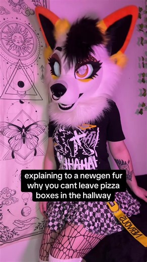 and DO NOT go to any pizza parties at blfc - - - #furry #furryfandom #fursuit #furrytiktok #pizza