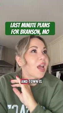 Last minute plans for things to do in Branson, Missouri on Christmas vacation. 🎄♥️