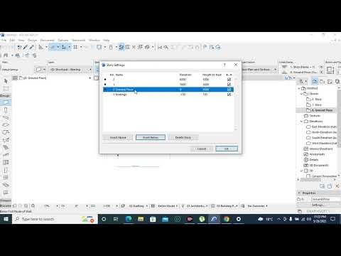 how to set archicad 24 working environment, working units and how to save archicad file.