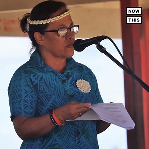 ‘Our islands will be submerged.’ — This president is doing everything in her power to save her country from the existential threat that the climate crisis poses | NowThis