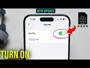 How To Turn On SIM Pin On iPhone
