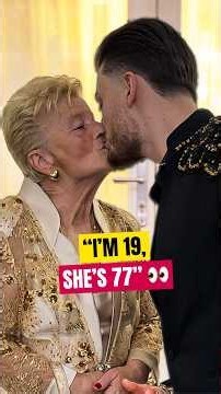 “I’m 19, She’s 77” 👀 #shorts #AgeGapCouple #viralcouple