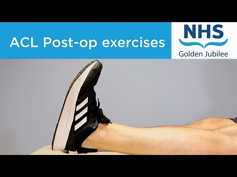 ACL exercises post-operation