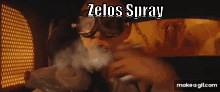 Zelos spray on Make a GIF
