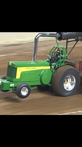 The "Bullet Proof Buck" John Deere 830 Pro Stock Tractor pulling at the 2025 NFMS Championship Pull! #johndeere #diesel #tractorpulling #motorsport #johndeerepower | BB Pulling Videos