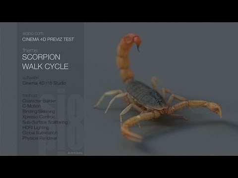 Scorpion Walk Cycle Test