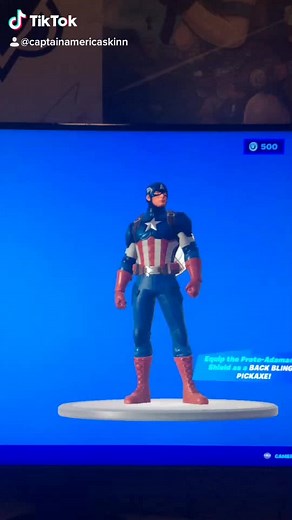 Captain America Skin on TikTok