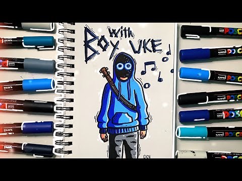 Drawing BoyWithUke with Posca markers! (Fan art)