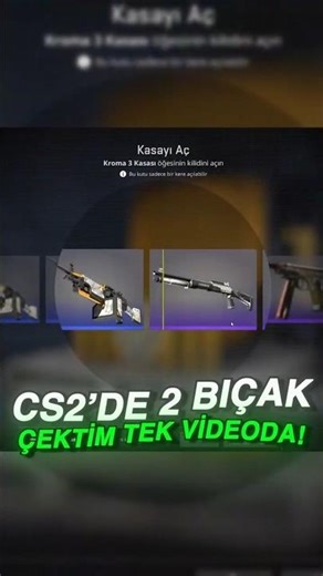 CS2'DE 2 BIÇAK ÇIKARTTIM! CS2 KASA AÇILIMI!#cs2 #cs2güncelleme #cs2kasaaçılımı #cs2tradeup