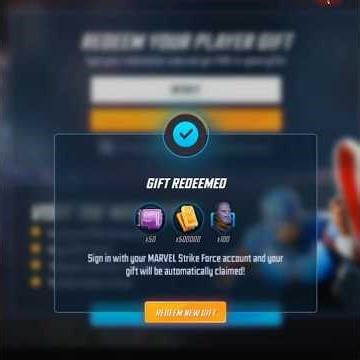 MSF promo gift code 108 - Marvel Strike Force ‪@if2pgames‬
