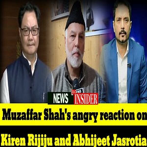 379K views · 8.7K reactions | Muzafar Shah's angry reaction on Kiren Rijiju and Abhijeet Jasrotia over Sher-E-Kashmir | News Insider 24x7 | Facebook