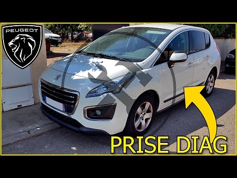Emplacement prise OBD (Diagnostic) : PEUGEOT 3008 #vam #peugeot #obd #diag #voiture #tutoriel #auto
