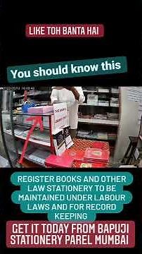 Registers to be maintained under contract labour act | CLRA registers