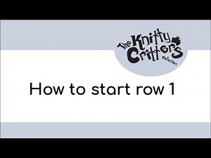 Knitty Critters - Start to Crochet 🧶 Beginner Technique - Part 2 - How to Start Row 1