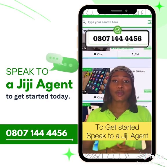 Speak to me to get started on jili, one on one training about how to post on jiji, make payment yourself and easy resolving complaints and any isdue on account, get special attention from agent. #jijiagent #saleonline #nigeria