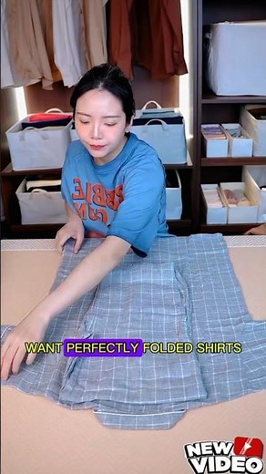The Fastest Shirt and Pants Folding Hack to Keep Your Closet Clean and Perfectly Organized