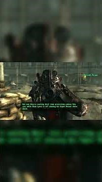 Surprise the Outcasts with Your Knowledge & Armor in Fallout 3