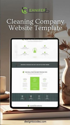 Cleanifer – Cleaning Company Website Template | HTML Template