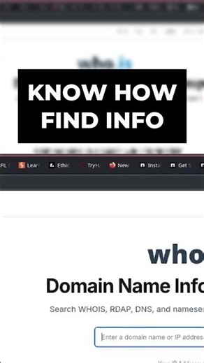 Find Hidden Info About Any Link #osint #kalilinux