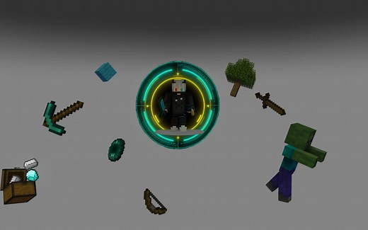 我的世界 Mine imator 会动的眼睛制作教程。