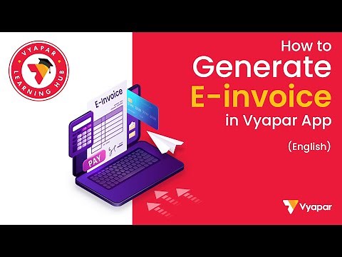 e-Invoice II How to generate e-Invoice , How to make e-Invoice under GST