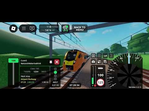 SCR Class 745 R055 from Stepford Cental to Airport Terminal 3 via Airport Terminal 2