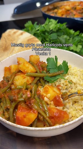 Mustig Vegansk Gryta med Brytbönor