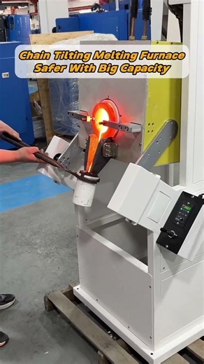 Chain Tilting Melting Furnace | High Output, Safe & Efficient Smelting