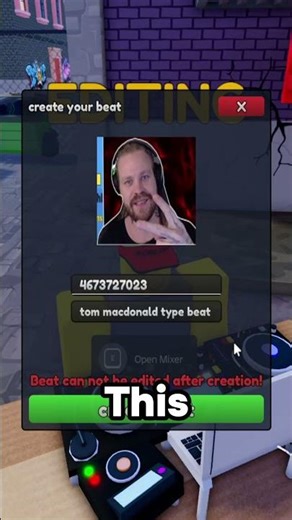 We Tried To Create The Best Beats… #roblox #streetbeats #robloxshorts