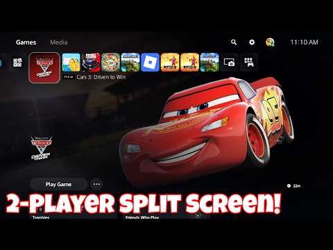 Cars 3: Driven to Win 2-Player Split Screen Co-Op PS5 Gameplay!