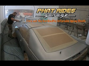 GorillasPro Inflatable spray booth - My first attempt at using the blowup paint booth 4K