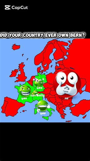 did your country ever own Bern? #map #geographythroughmaps #geographythroughmaps #europe