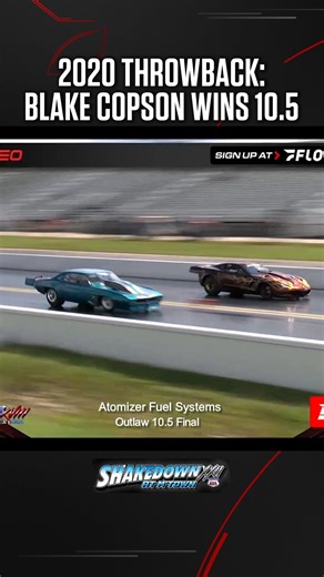 Drag Racing on FloRacing on Instagram: "We're two weeks away from race week for Shakedown at M-Town, a new take on one of the most legendary names in drag racing history. Today, we look back five years to the late Blake Copson's Outlaw 10.5 final, one of the many wins he tallied in a wildly accomplished few years behind the wheel. #flodragracing #shakedownnationals"