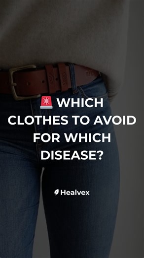 Healvex™ on Instagram: "🚨 Your outfit could be triggering symptoms. Clothes don’t “cause” diseases 😮‍💨 —but they can quietly worsen circulation, breathing, skin, and stress. Here’s what’s really going on 👇 🩸 Tight waistbands/jeans/socks squeeze blood + lymph flow → heavier legs, swelling, tingling 😮‍💨 Strong fragrances on fabric can irritate sensitive airways → coughing, tight chest, headaches 🔥 Synthetic fabrics trap heat + sweat → itching, eczema flare-ups, body odor, anxiety “on edge”