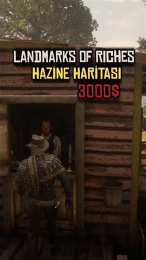 RDR2: 6 ALTIN KÜLÇESİ (3000$) Nasıl Kazanılır? | Landmarks of Riches Hazine Haritası