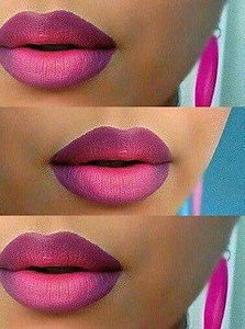 9.5K views · 314 reactions | How to make Ombre lipstick Easy (simple things) Trying , you can use pink lipstick and black pencil | Makeup and style | Facebook