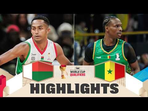 Madagascar 🇲🇬 v Senegal 🇸🇳 | Highlights | FIBA Basketball World Cup 2027 African Qualifiers