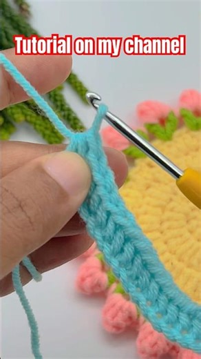 Super Easy one row repeat crochet pattern. Full free tutorial is now live on my channel.