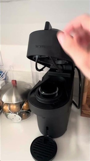 This black Nespresso coffee maker is a total game changer for your mornings