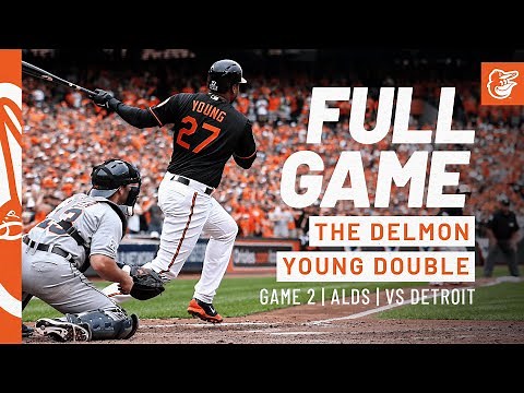 The Delmon Young Double - O's Rally Late in Game 2 of 2014 ALDS | Tigers at Orioles: FULL Game